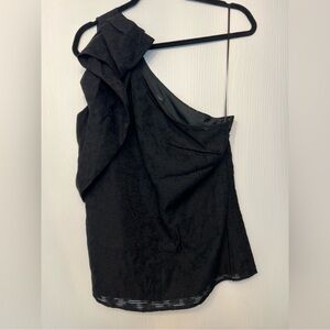 Banana Republic Textured One Shoulder Blouse